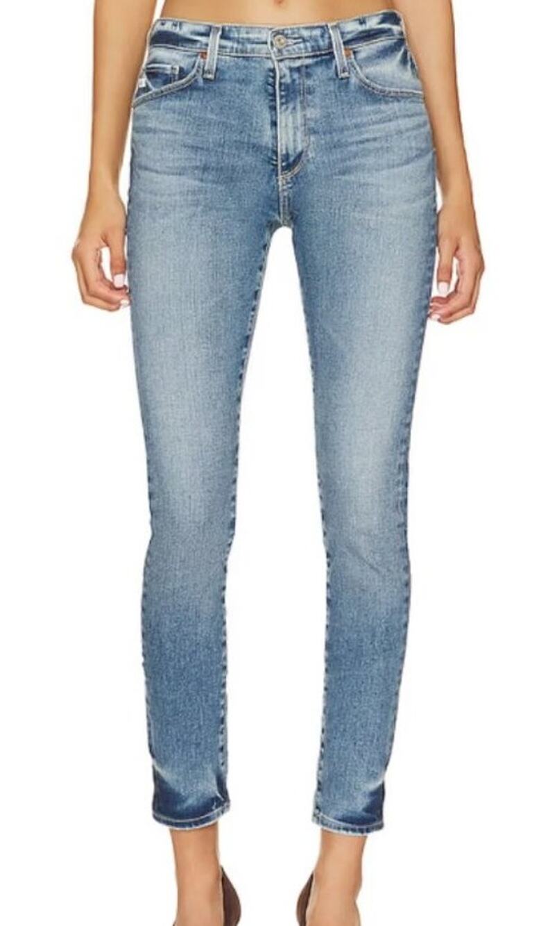 New~ AG AGOLDE ~ Farrah High Rise Ankle Skinny Jeans Sz 25 REVOLVE Ret $228
